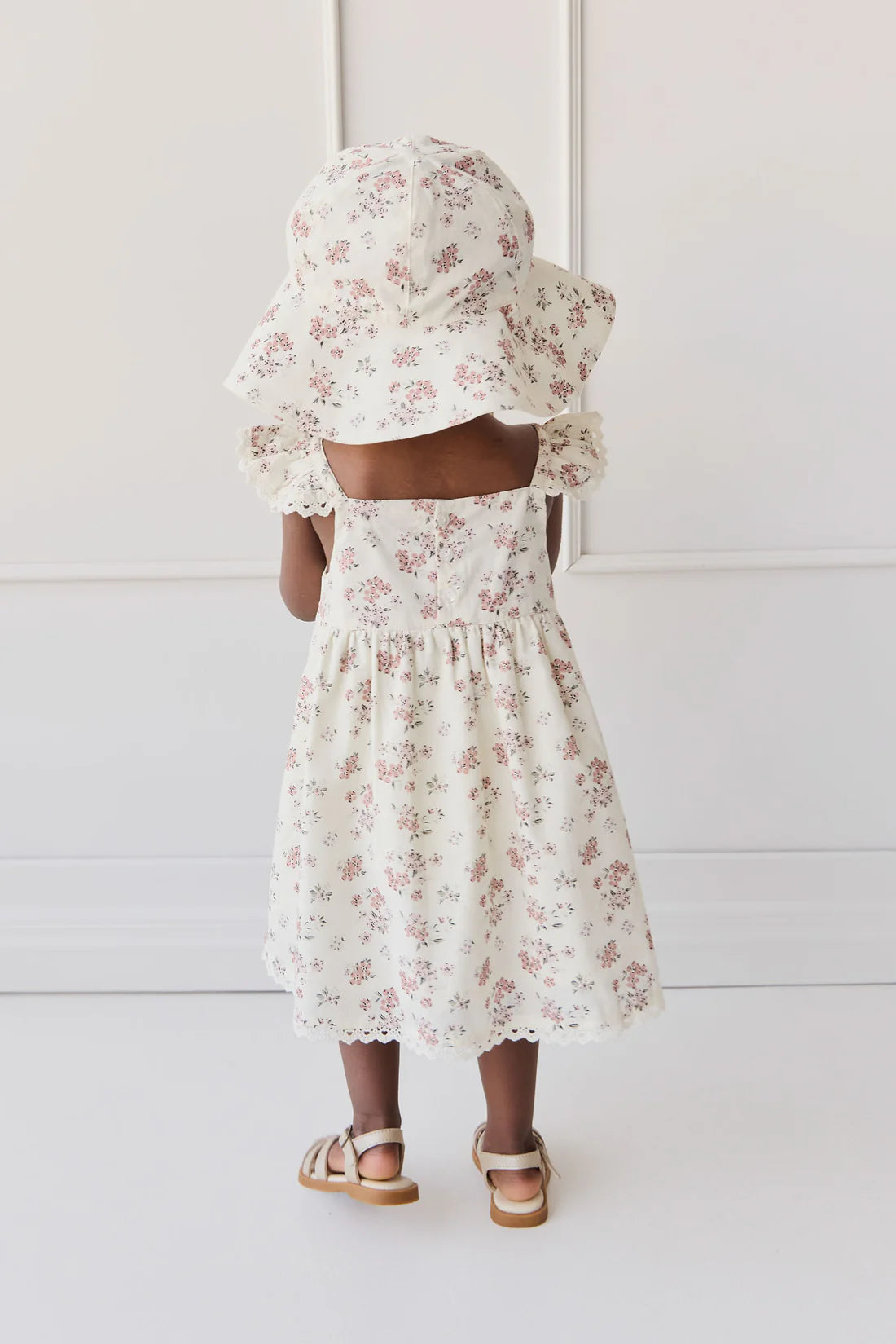 Organic Cotton Elodie Dress - Selena Blush | Jamie Kay