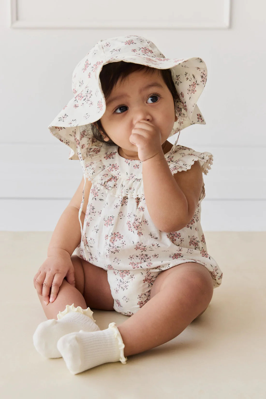 Organic Cotton Noelle Hat - Selena Blush | Jamie Kay