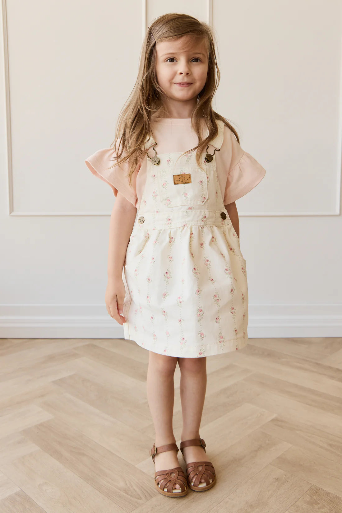 Norah Overall Dress - Rose Trail | Jamie Kay