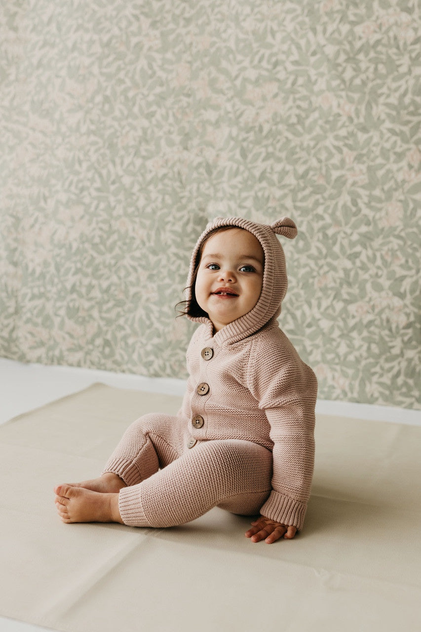 Jack Playsuit - Pink Calico | Jamie Kay