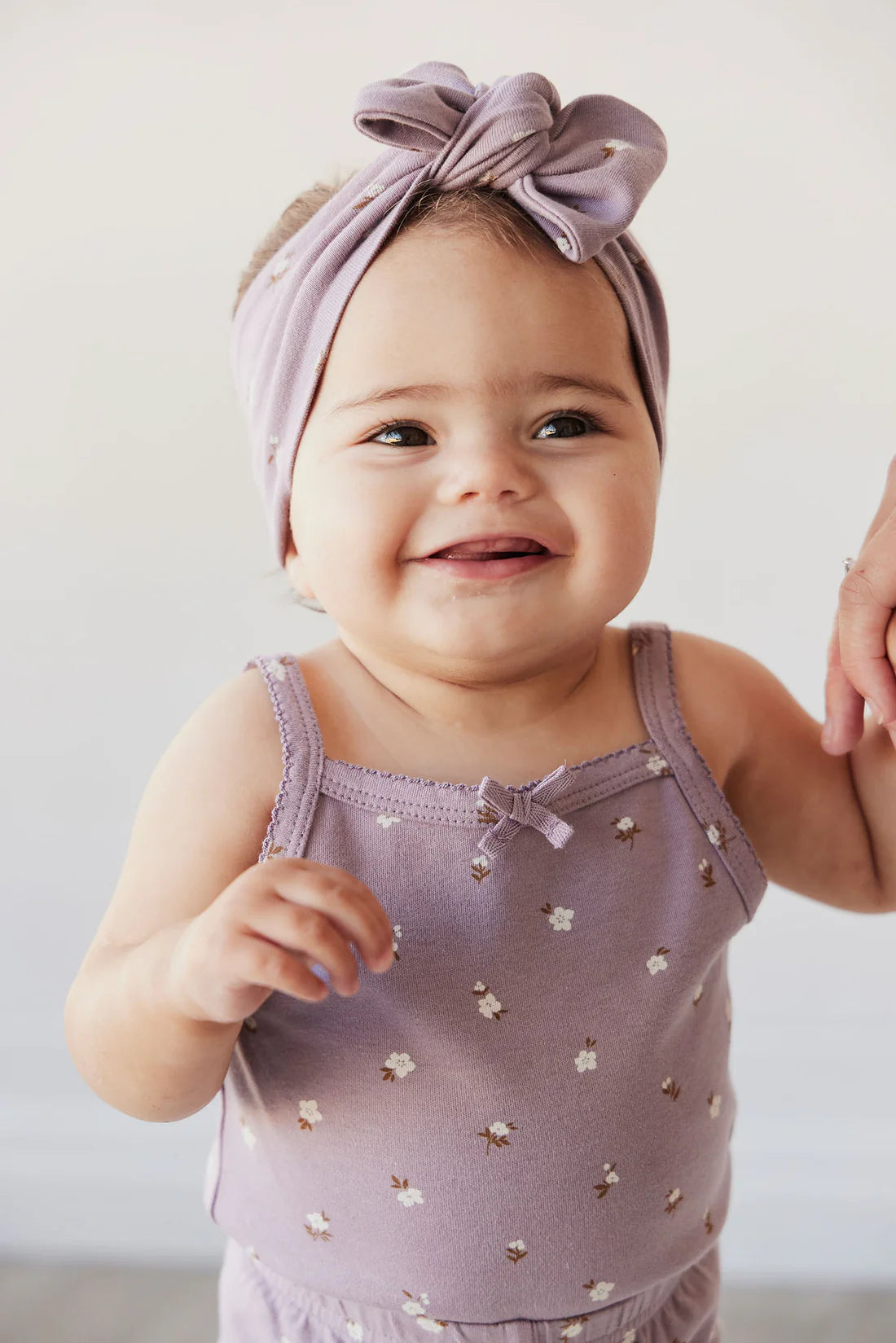 Organic Cotton Headband - Goldie Quail | Jamie Kay