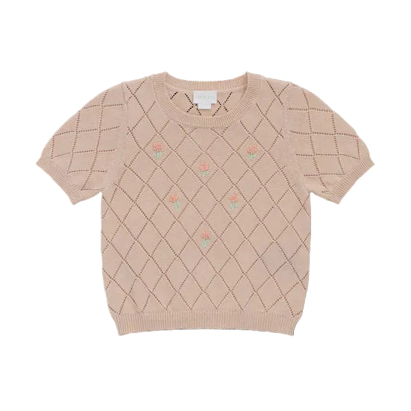 Alexandra Top - Rose Mist Alexandra Flower | Jamie Kay