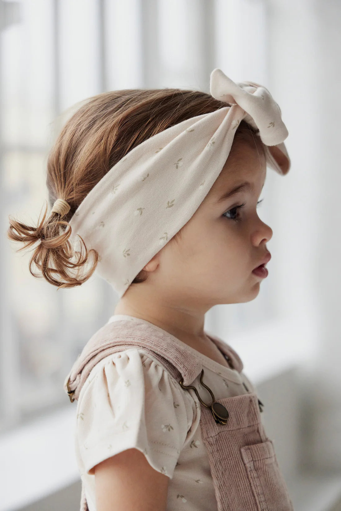 Organic Cotton Headband - Elenore Pink Tint | Jamie Kay