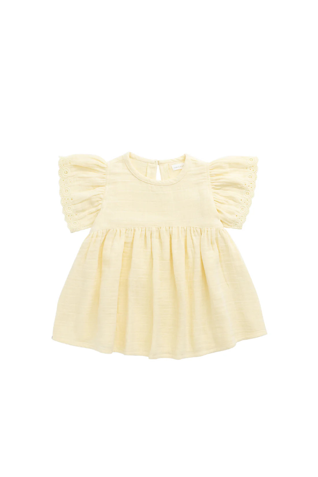 Organic Cotton Muslin Phillipa Dress - Sunshine | Jamie Kay