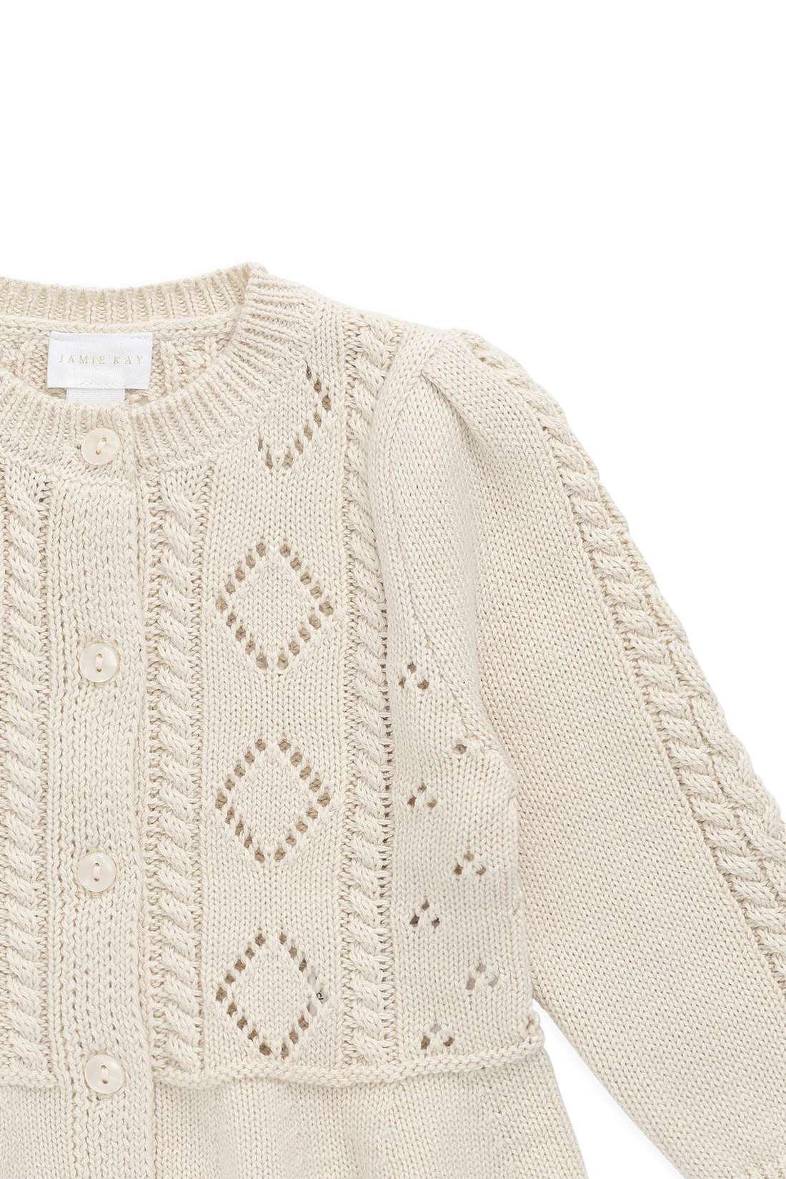 Annabelle Cardigan - Vanilla | Jamie Kay