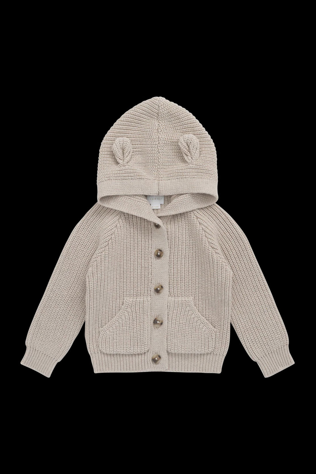 Bear Cardigan - Oatmeal Marle | Jamie Kay