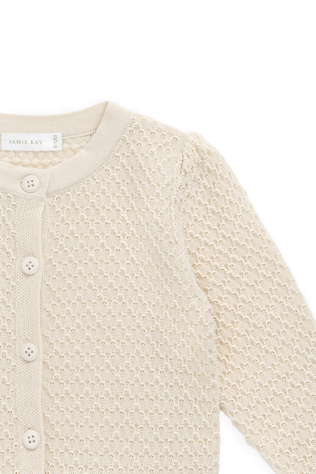 Clementine Cardigan - Vanilla | Jamie Kay