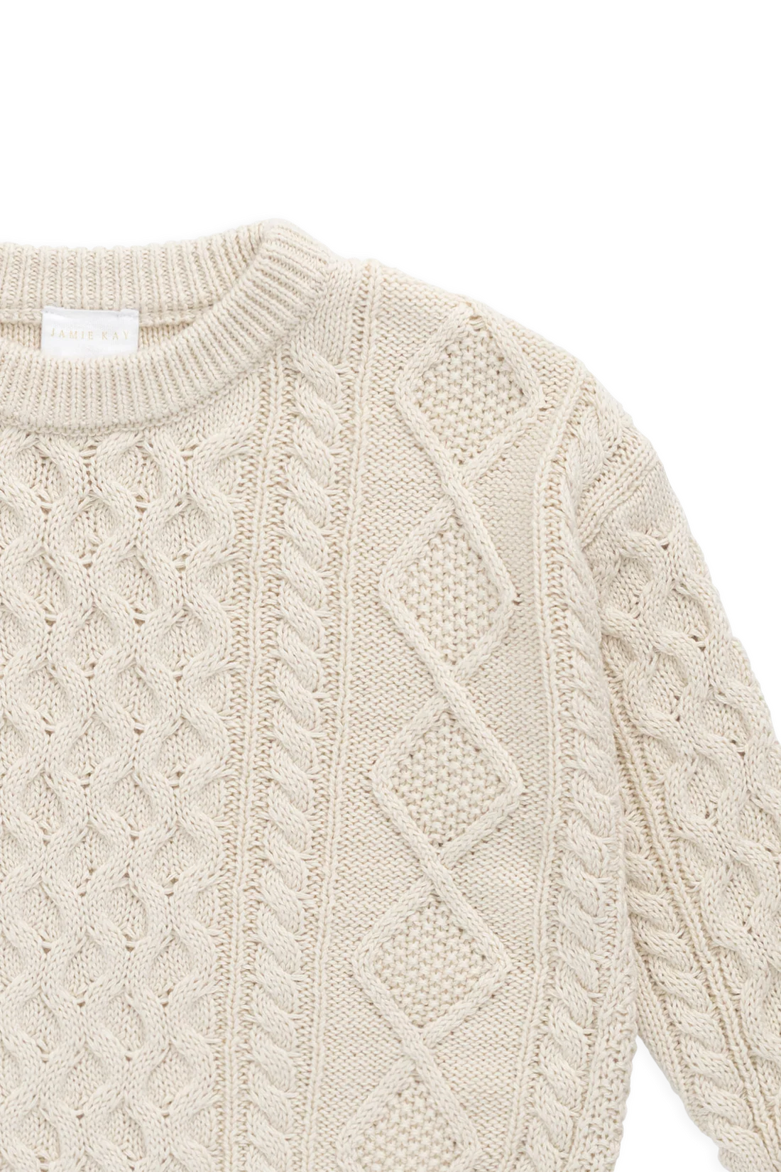 Sawyer Knit Jumper - Vanilla | Jamie Kay