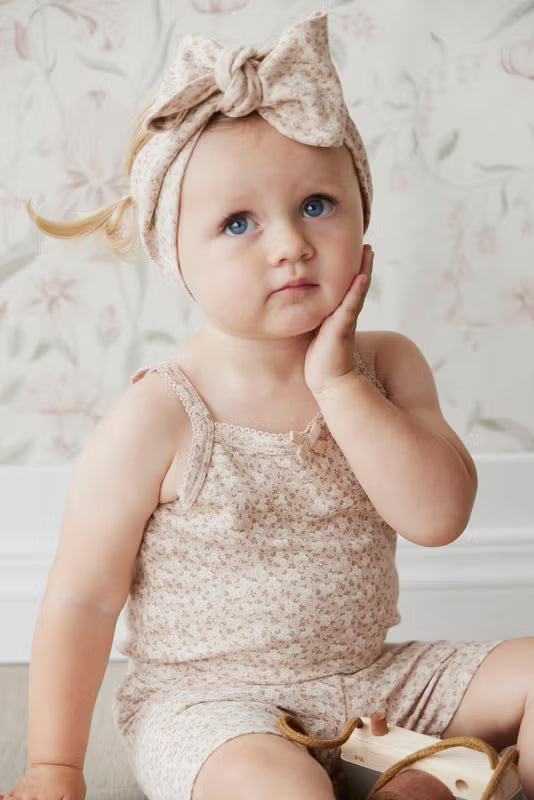 Organic Cotton Singlet - Rosalie Fields | Jamie Kay