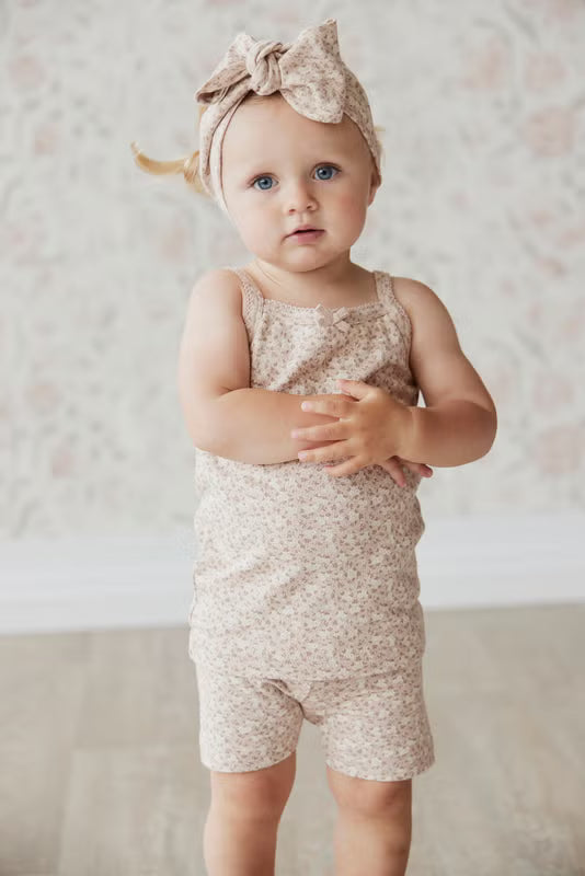 Organic Cotton Singlet - Rosalie Fields | Jamie Kay