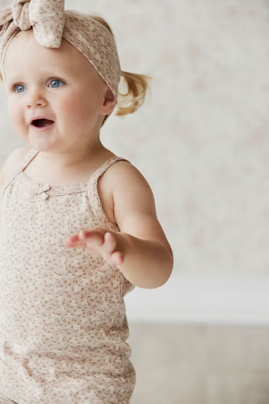 Organic Cotton Singlet - Rosalie Fields | Jamie Kay