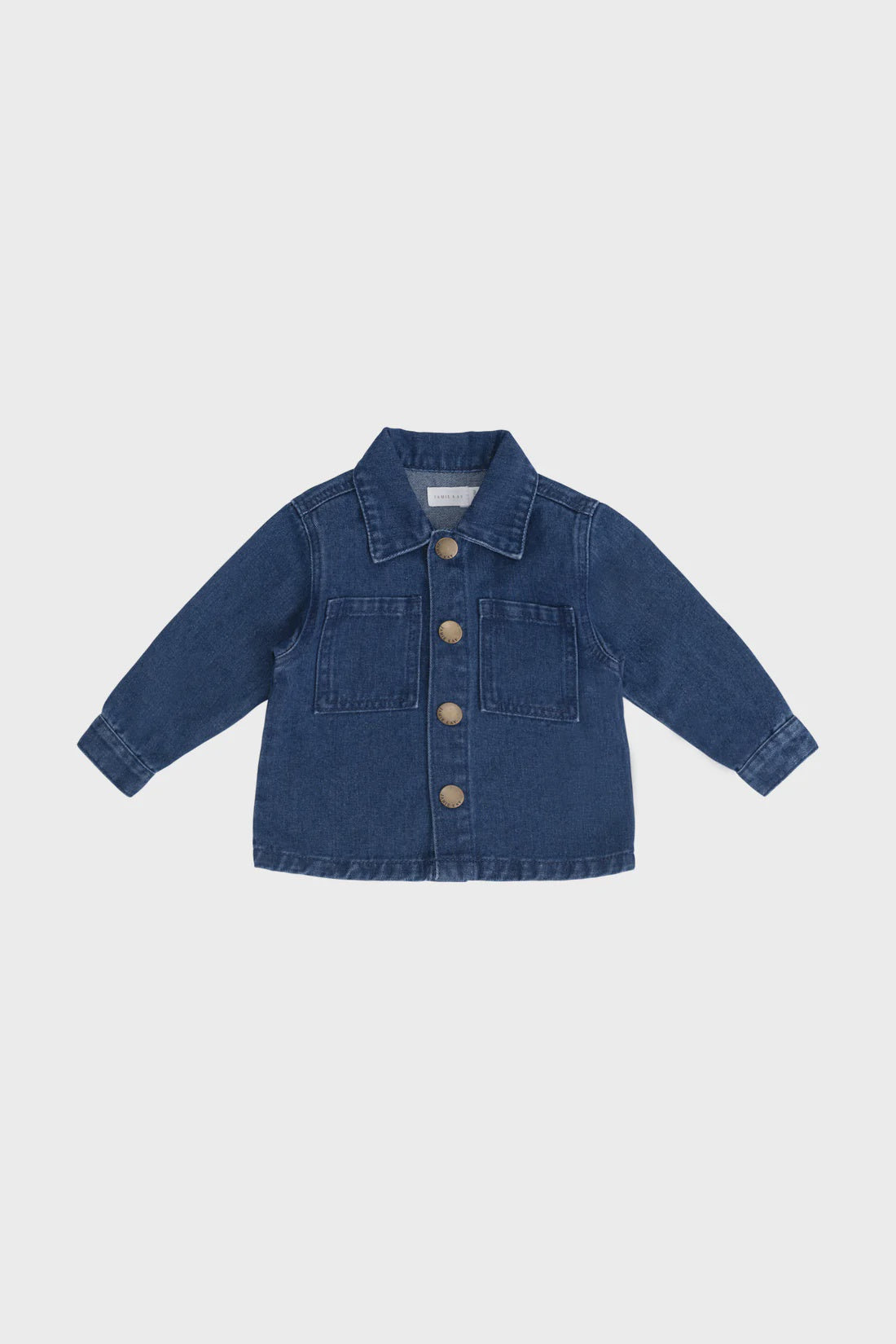 Romeo Twill Jacket - Mid Wash Denim | Jamie Kay