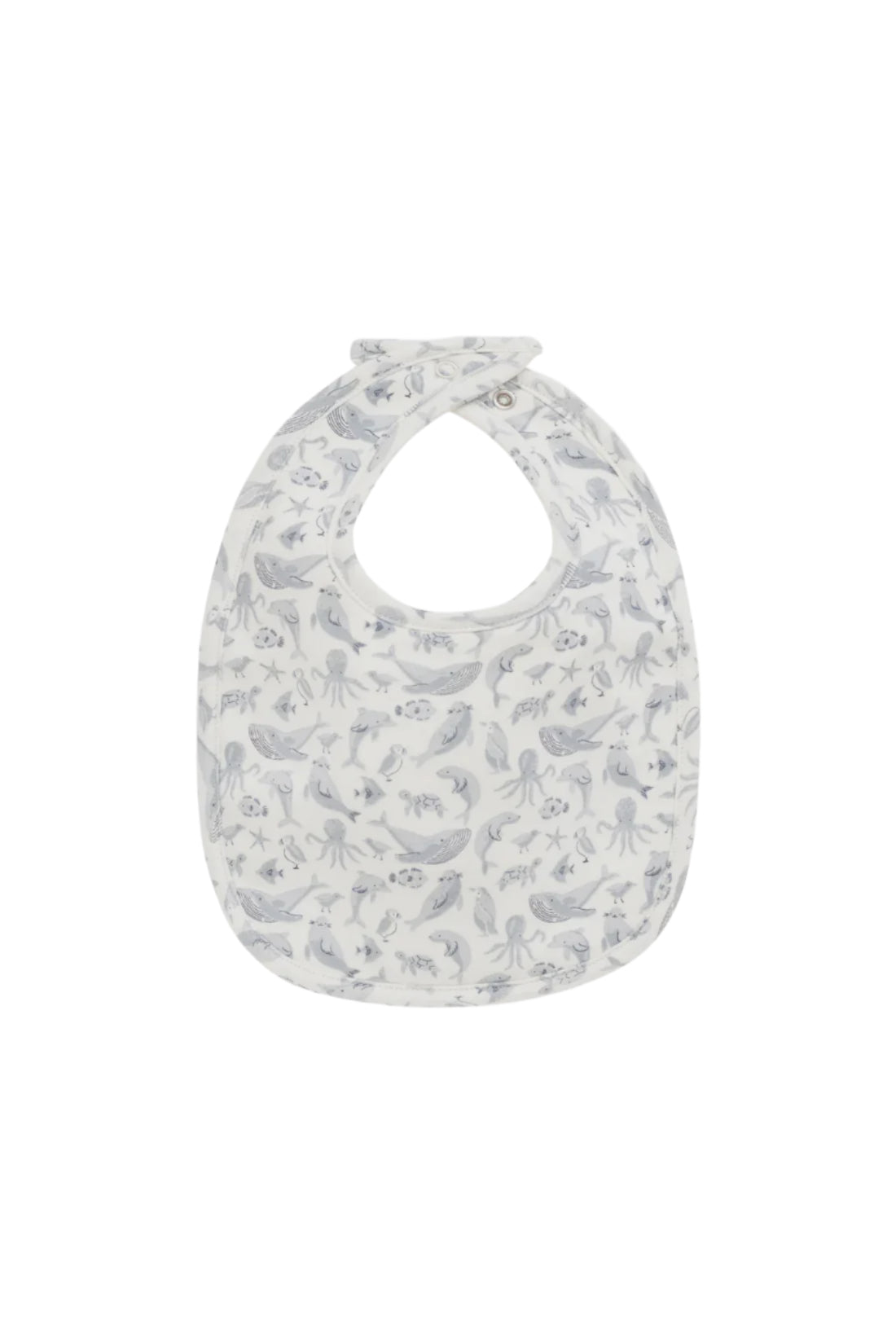Organic Cotton Bib - Sea Life | Jamie Kay