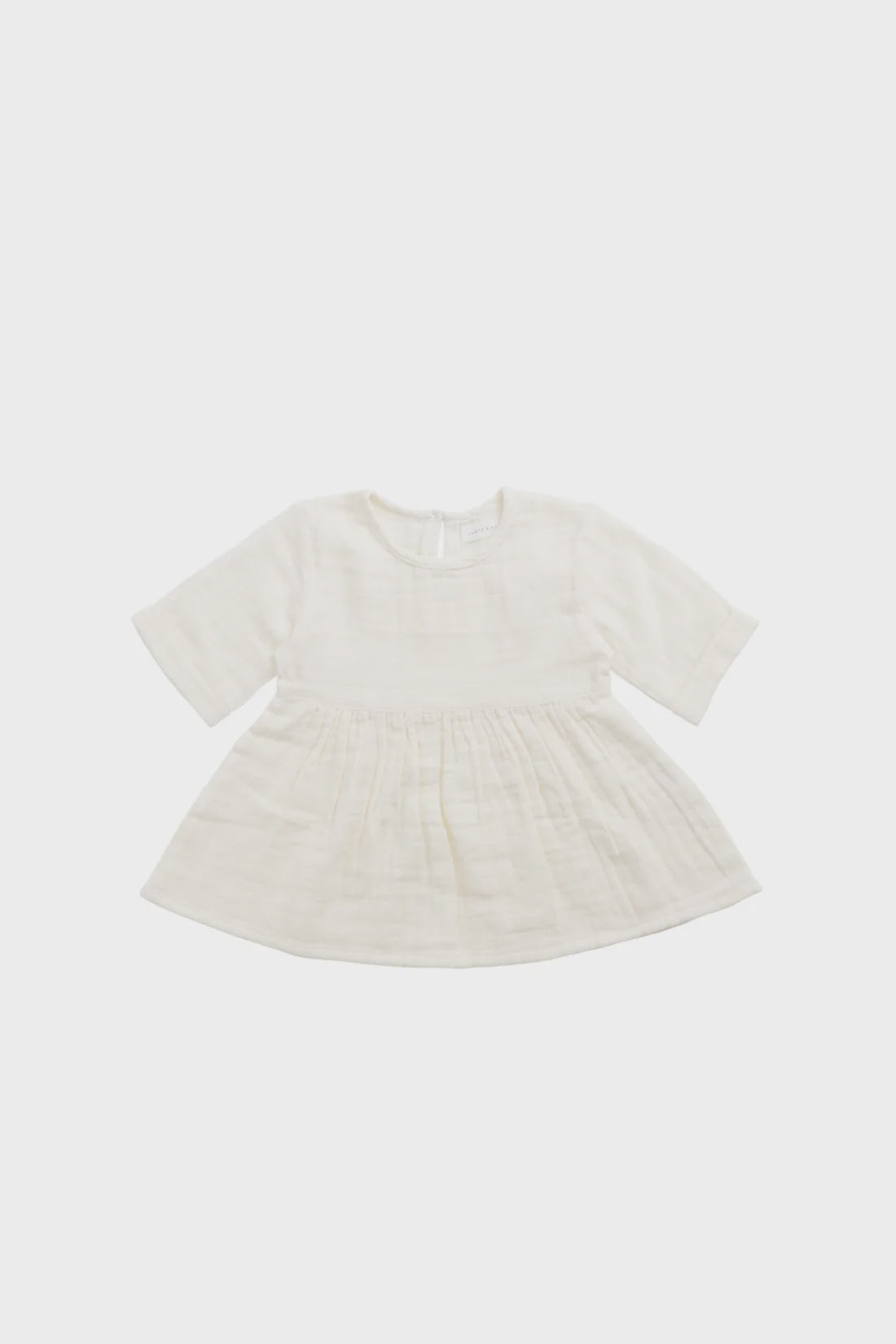 Organic Cotton Muslin Estelle Top - Parchment | Jamie Kay