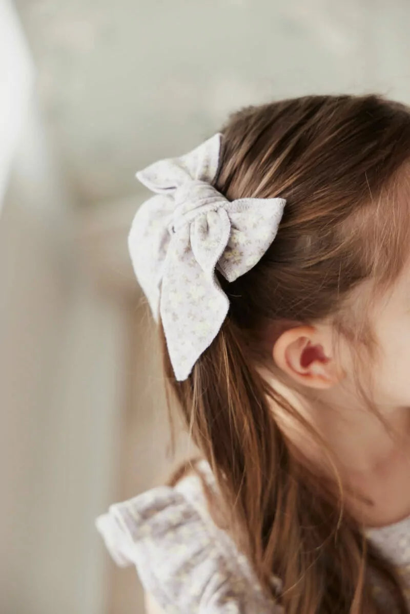 Organic Cotton Bow - Rosalie Field Raindrop | Jamie Kay
