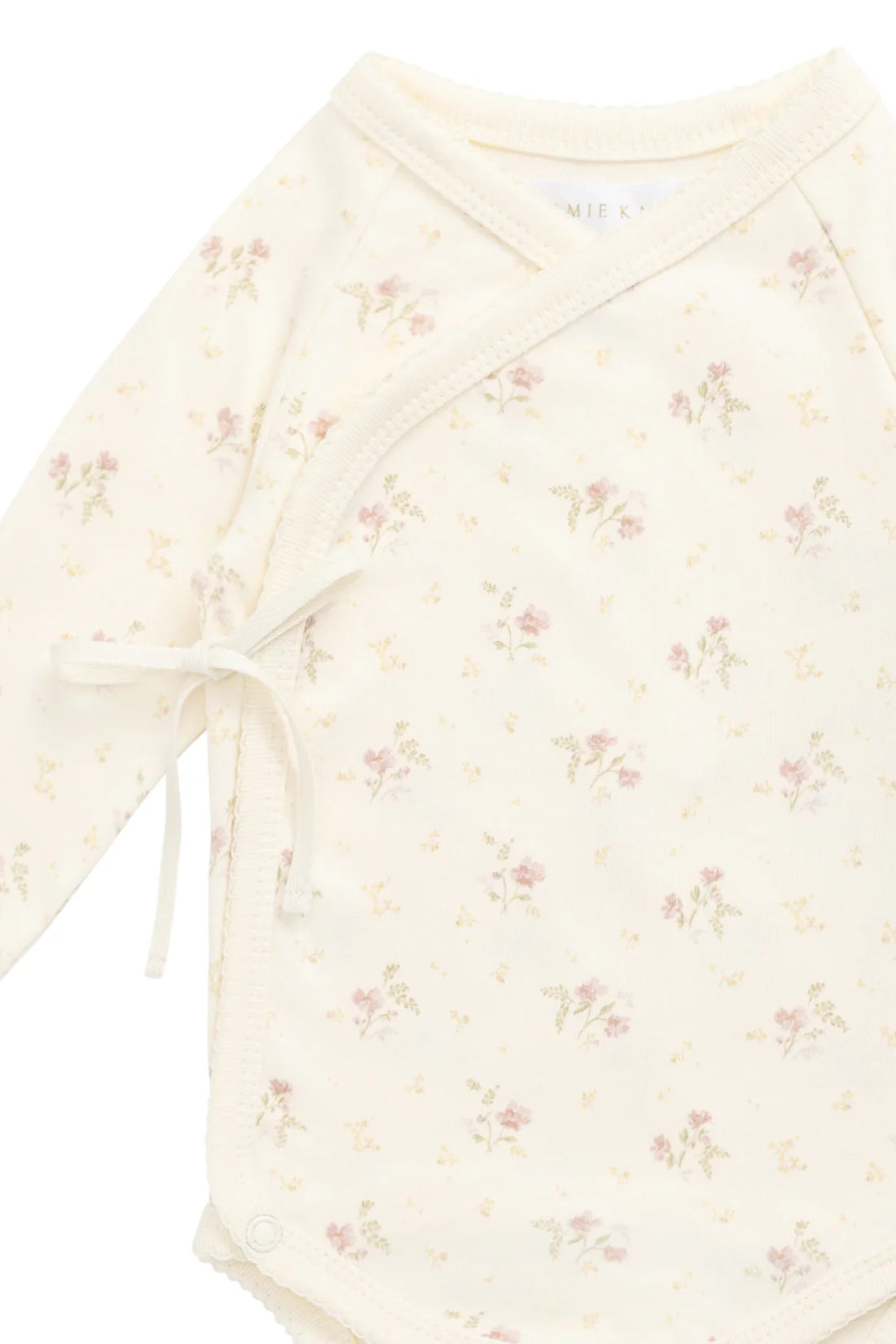 Organic Cotton Marina Bodysuit - Thelma Parchment | Jamie Kay