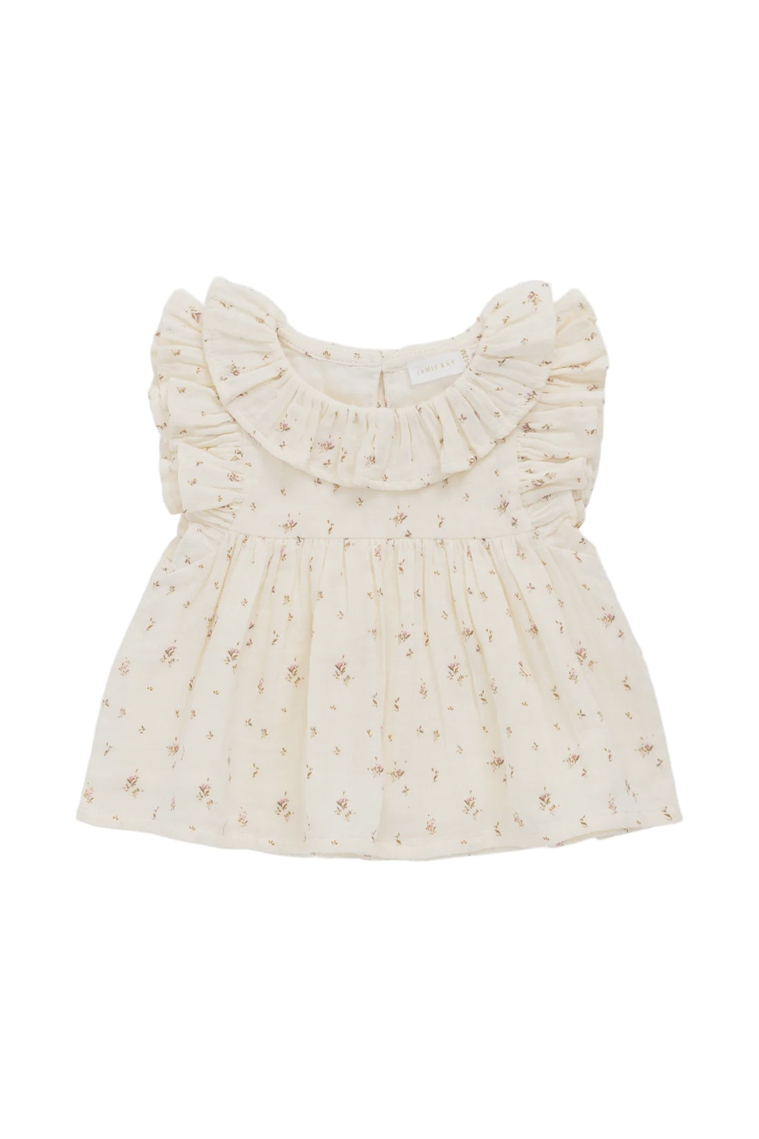 Organic Cotton Muslin Banks Blouse - Dina Antique | Jamie Kay