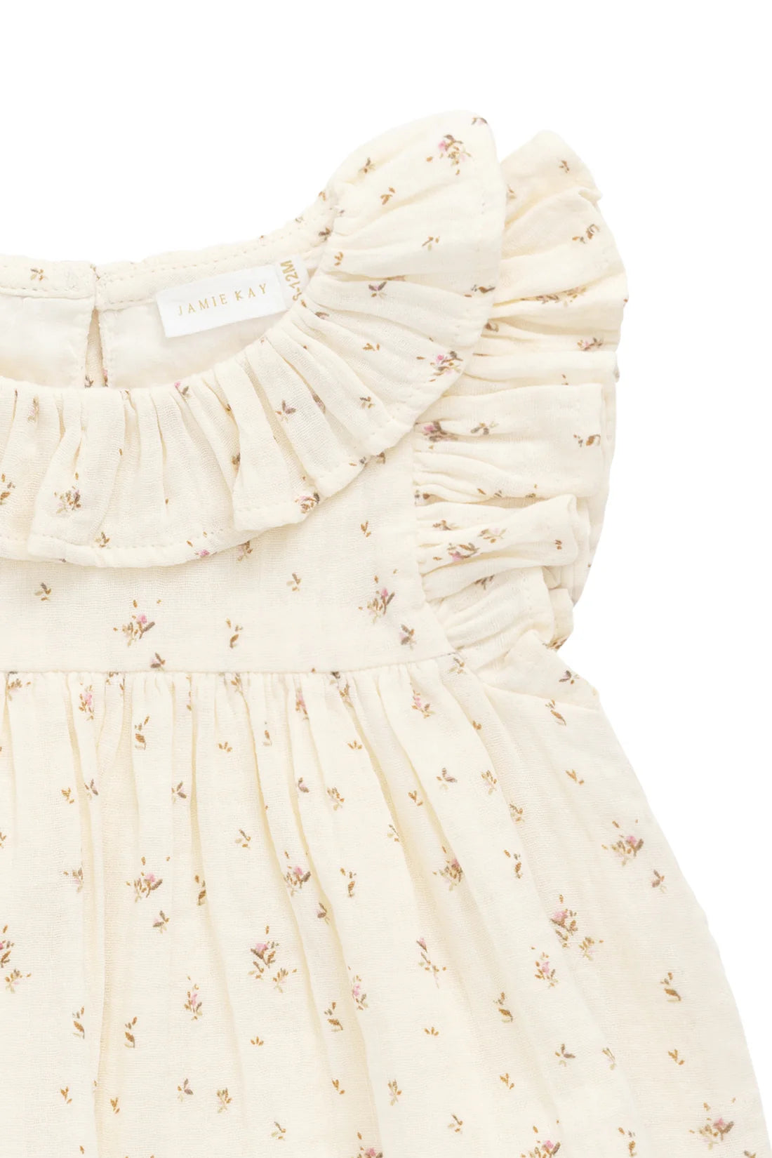 Organic Cotton Muslin Banks Blouse - Dina Antique | Jamie Kay