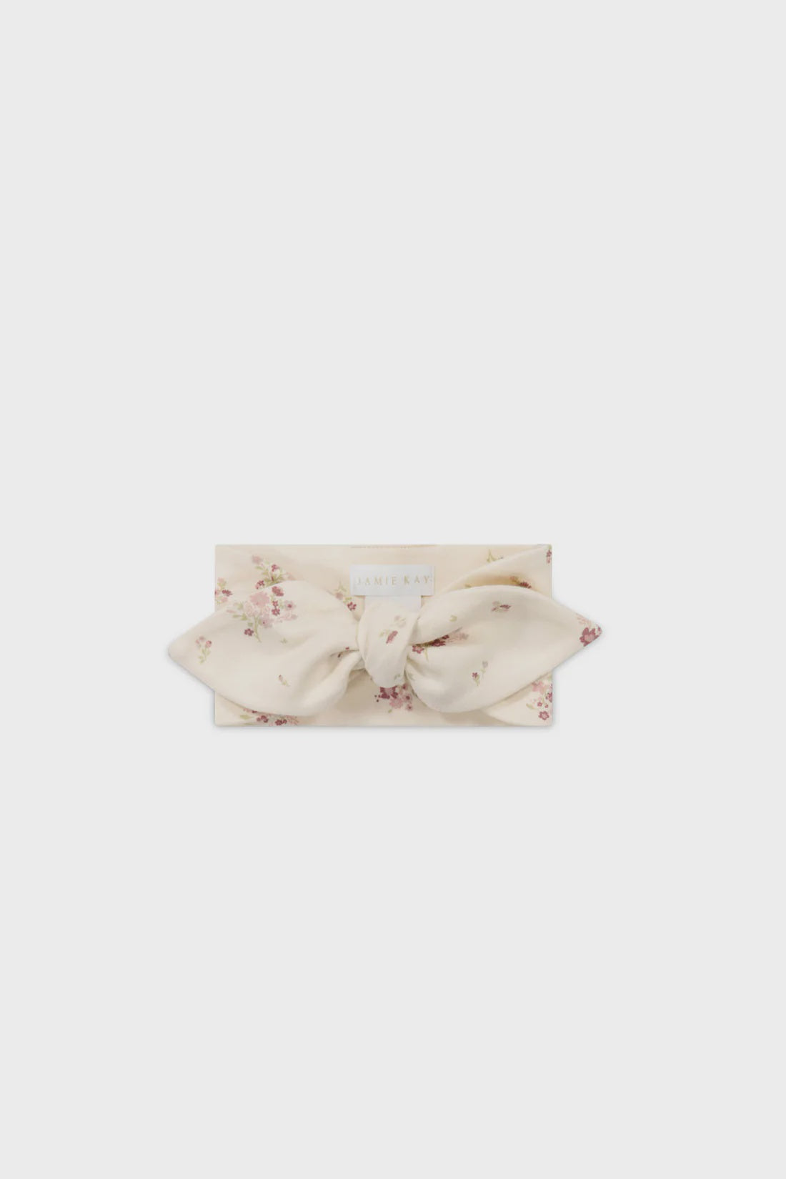 Organic Cotton Headband - Lauren Floral Tofu | Jamie Kay