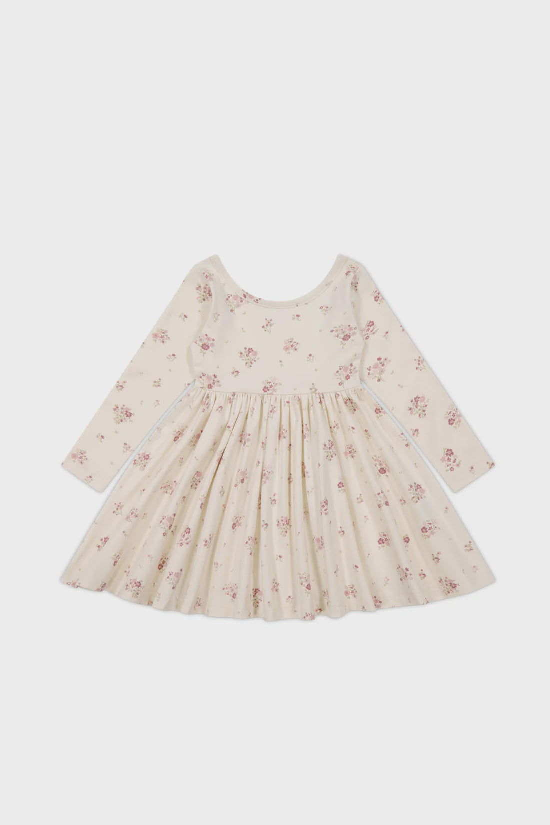 Organic Cotton Tallulah Dress - Lauren Floral Tofu | Jamie Kay