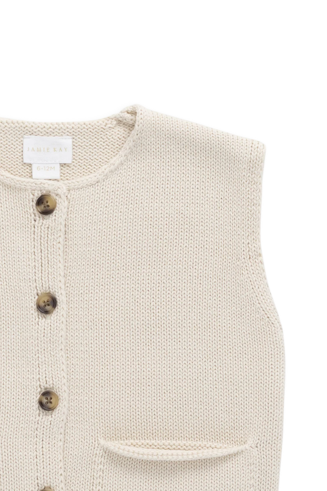 Flynn Vest - Vanilla | Jamie Kay