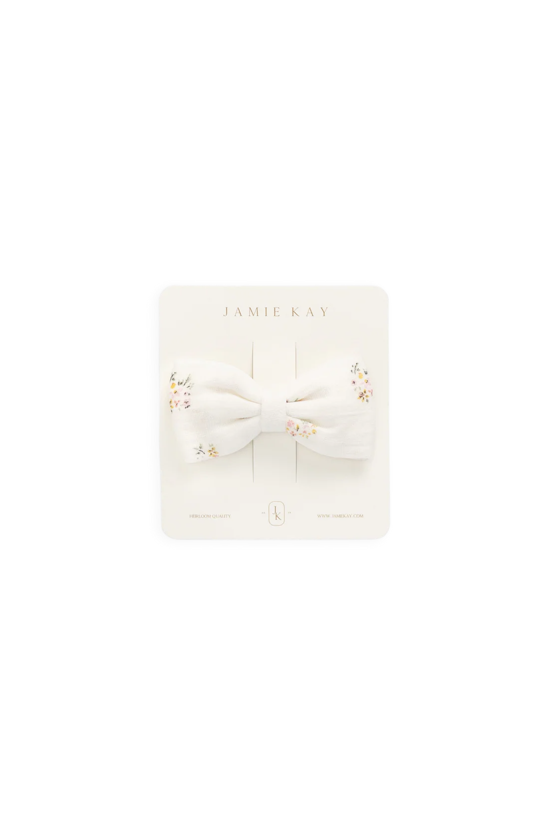 Organic Cotton Desiree Bow - Ayla Whisper | Jamie Kay