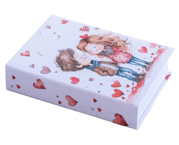 Jotter Pad – Valentines Couple with Hearts 2 | Creative Stuff