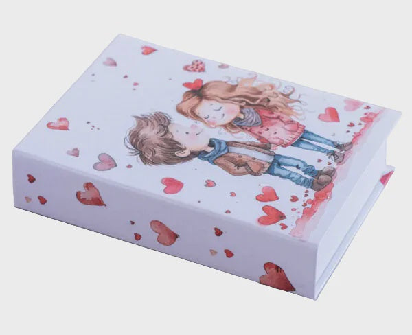 Jotter Pad – Valentines Couple with Hearts 3 | Creative Stuff