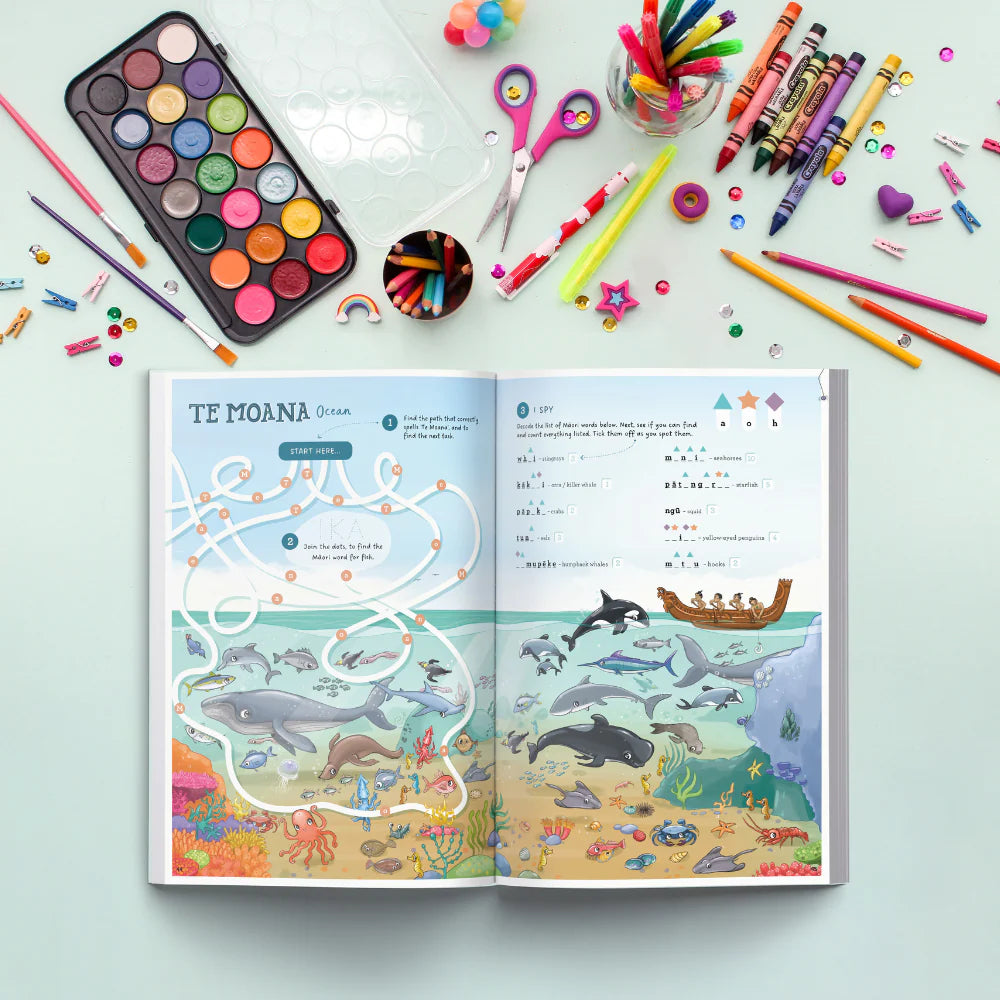Māori Activity Book - He Puka Ngohe | Tikitibu