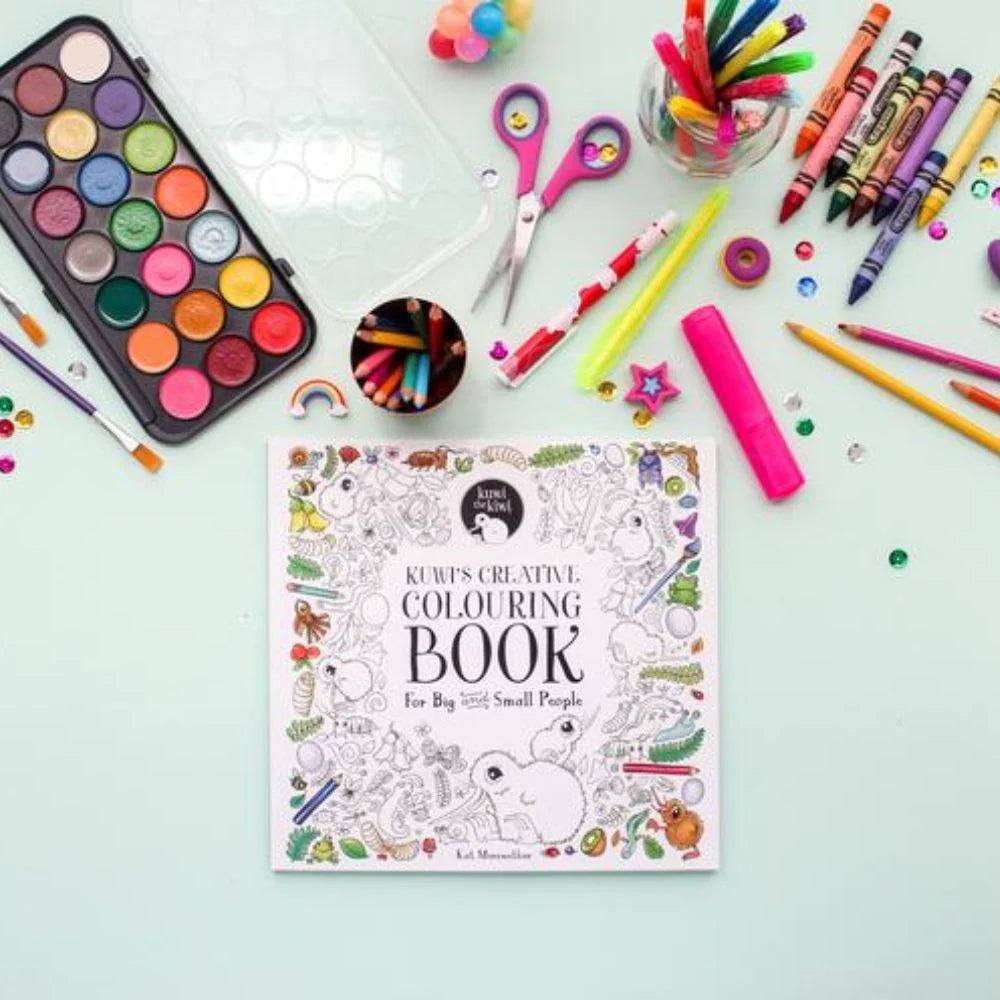 Kuwi's Creative Colouring Book | Tikitibu