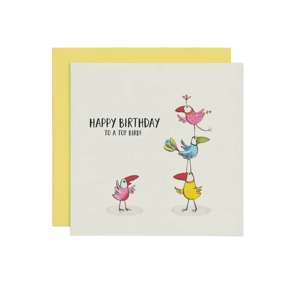 Happy Birthday to a Top Bird! - Birthday Card | Twigseeds