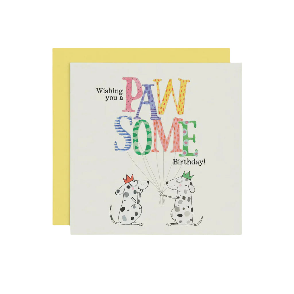 Wishing You a Pawsome Birthday - Birthday card | Twigseeds