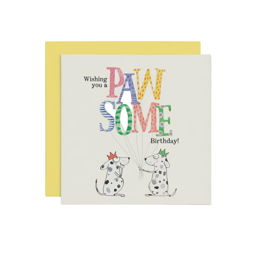 Wishing You a Pawsome Birthday - Birthday card | Twigseeds