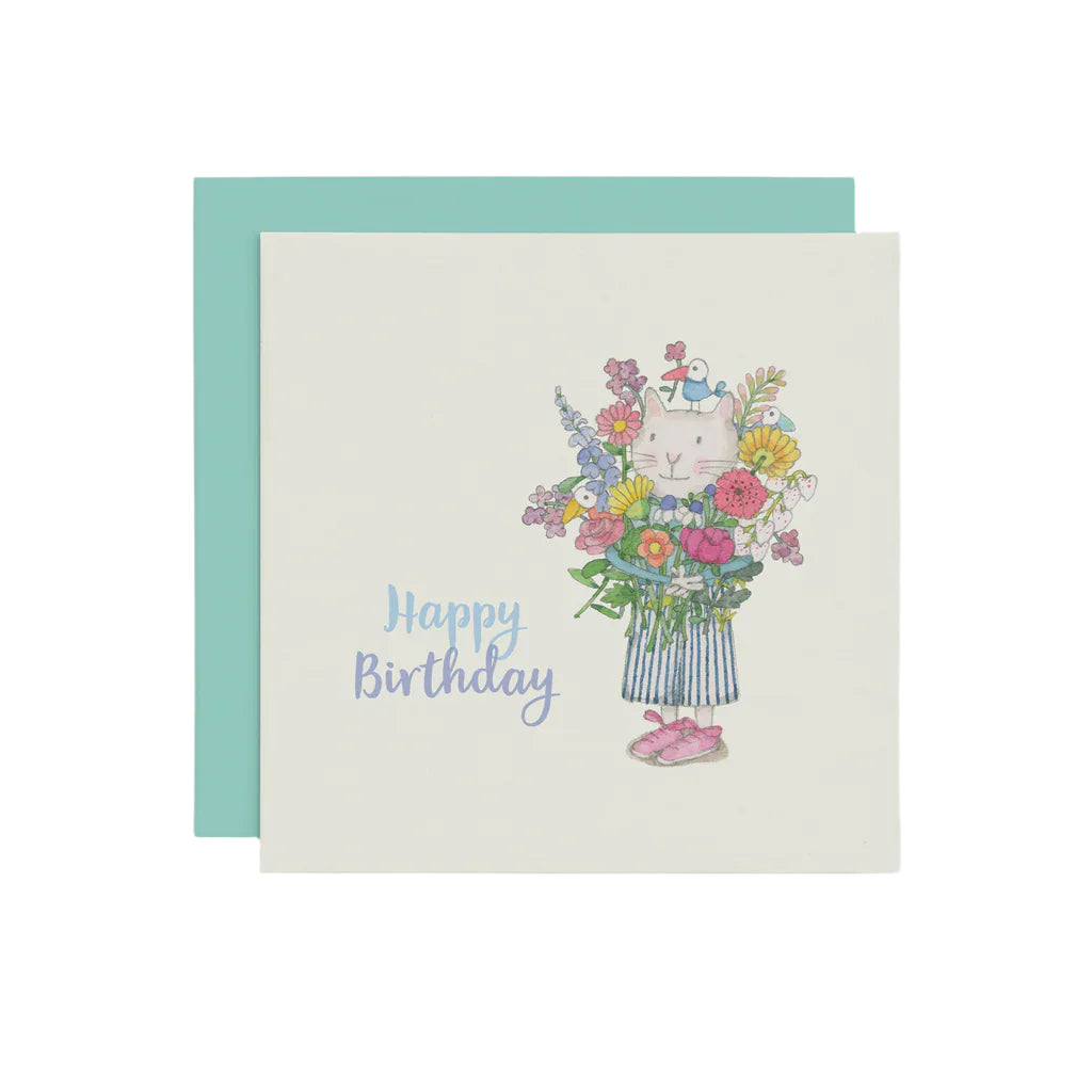 Happy Birthday (Flowers) - Card | Twigseeds
