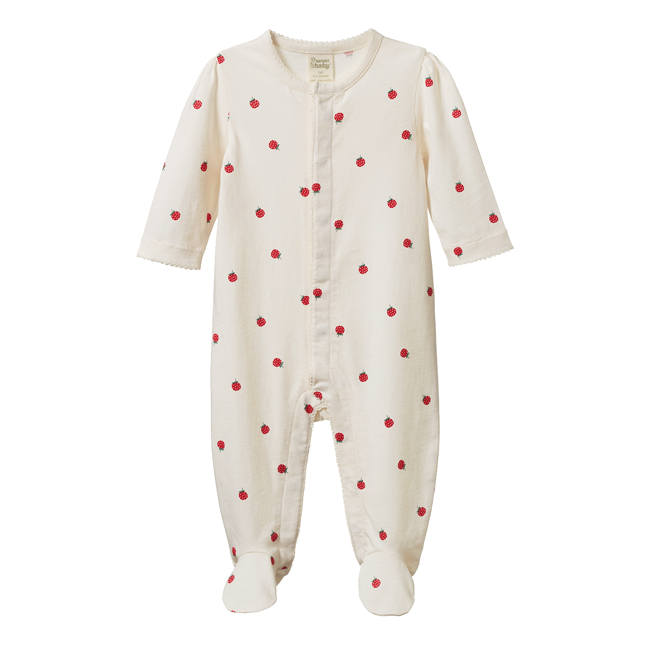 LUCY SUIT || Raspberry Print | Nature Baby