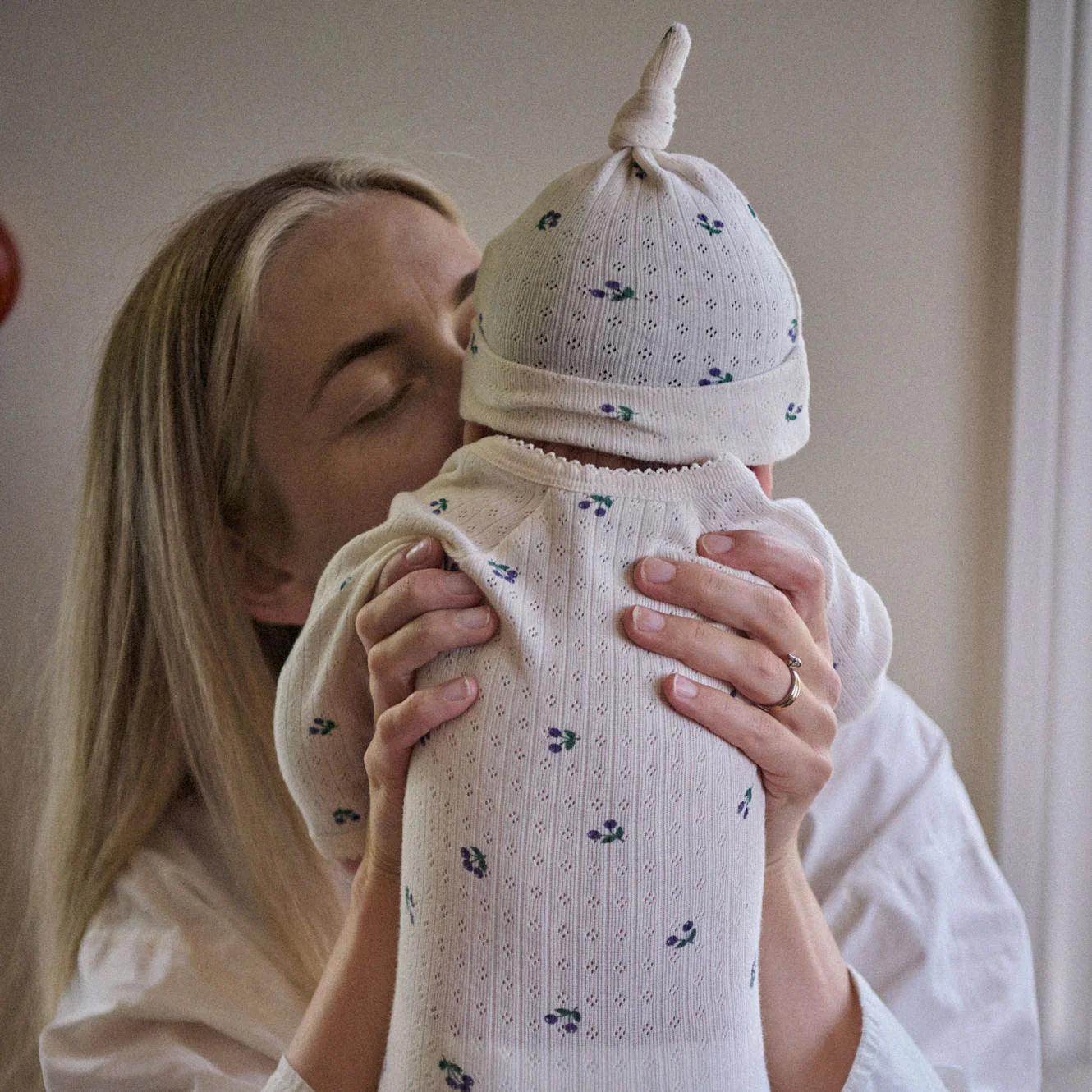 KIMONO STRETCH & GROW POINTELLE - Winter Berry Print | Nature Baby