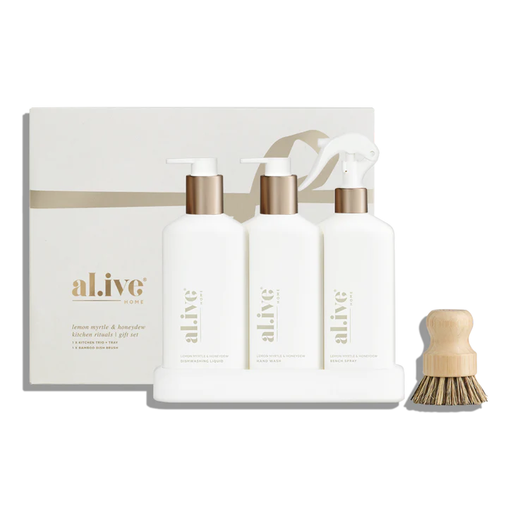 Kitchen Rituals Gift Set - Lemon Myrtle & Honeydew | al.ive