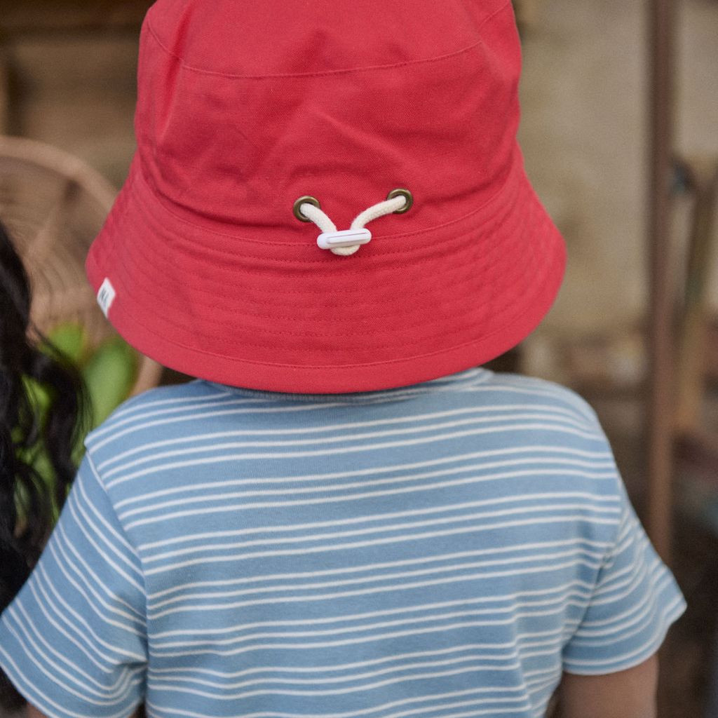 BUCKET SUNHAT - Red | Nature Baby