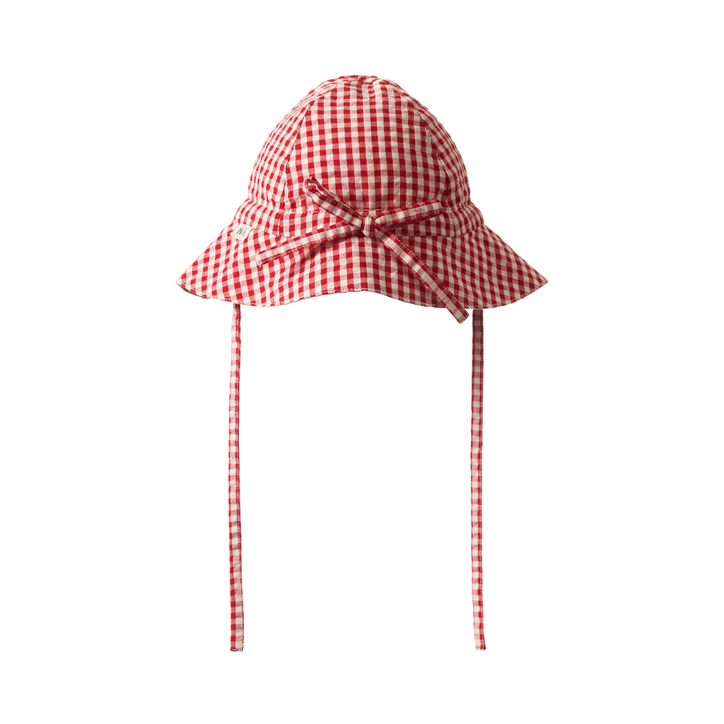 SUNHAT - Red Gingham | Nature Baby