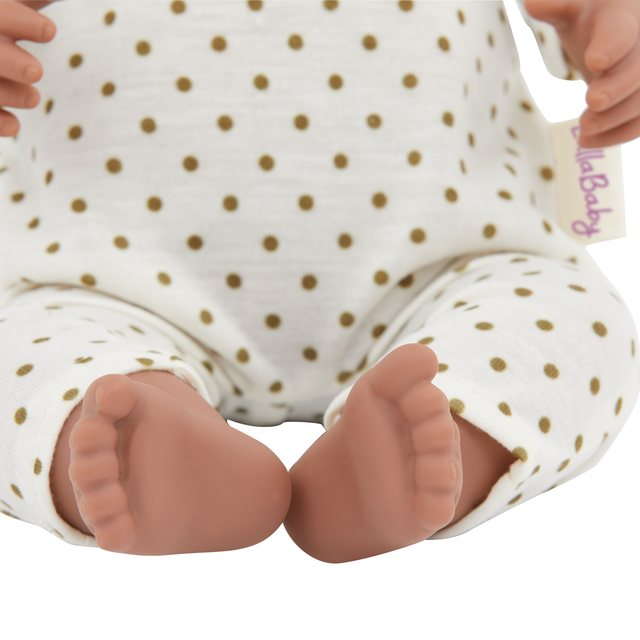 14" Doll with Ivory Outfit - Brown Skin Tone | Lullababy