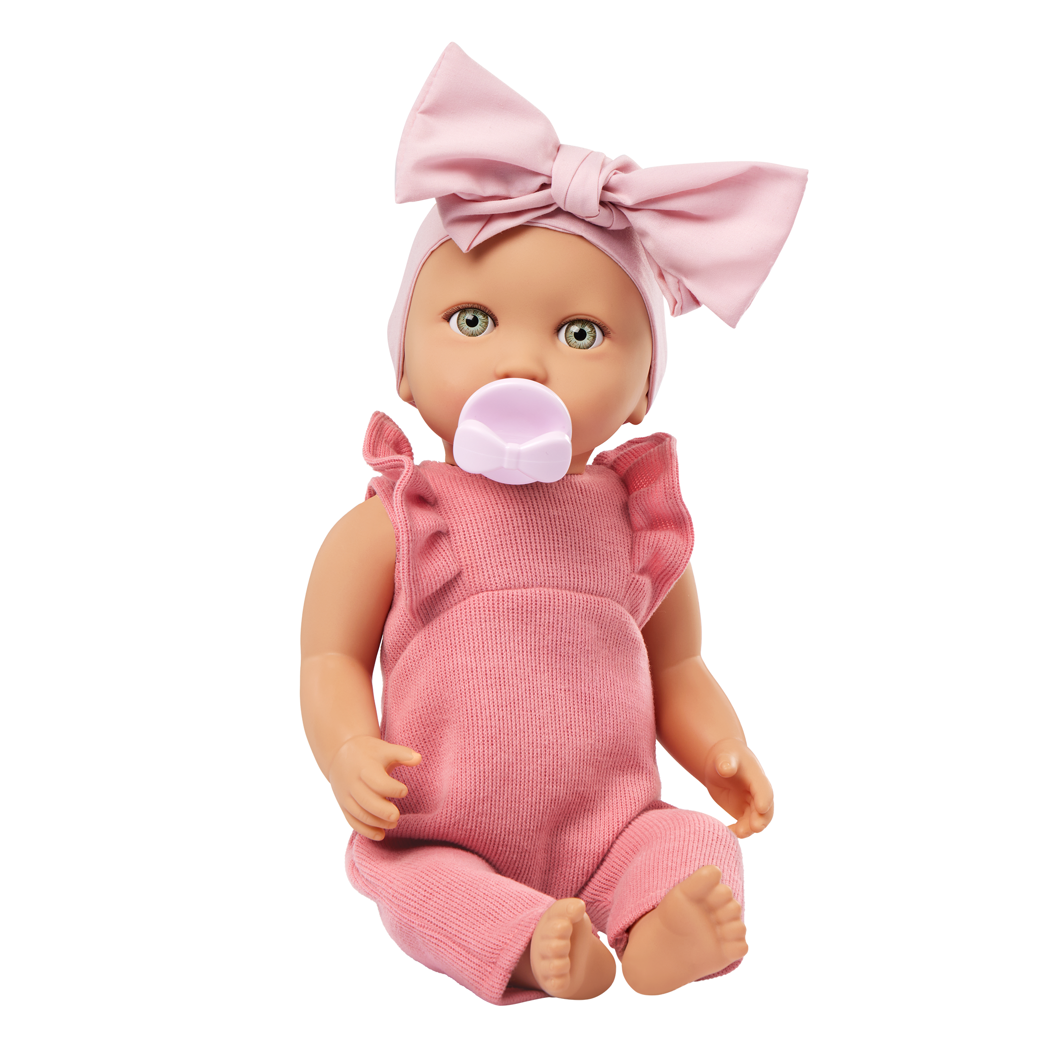 14" Baby Doll with Romper | Lullababy