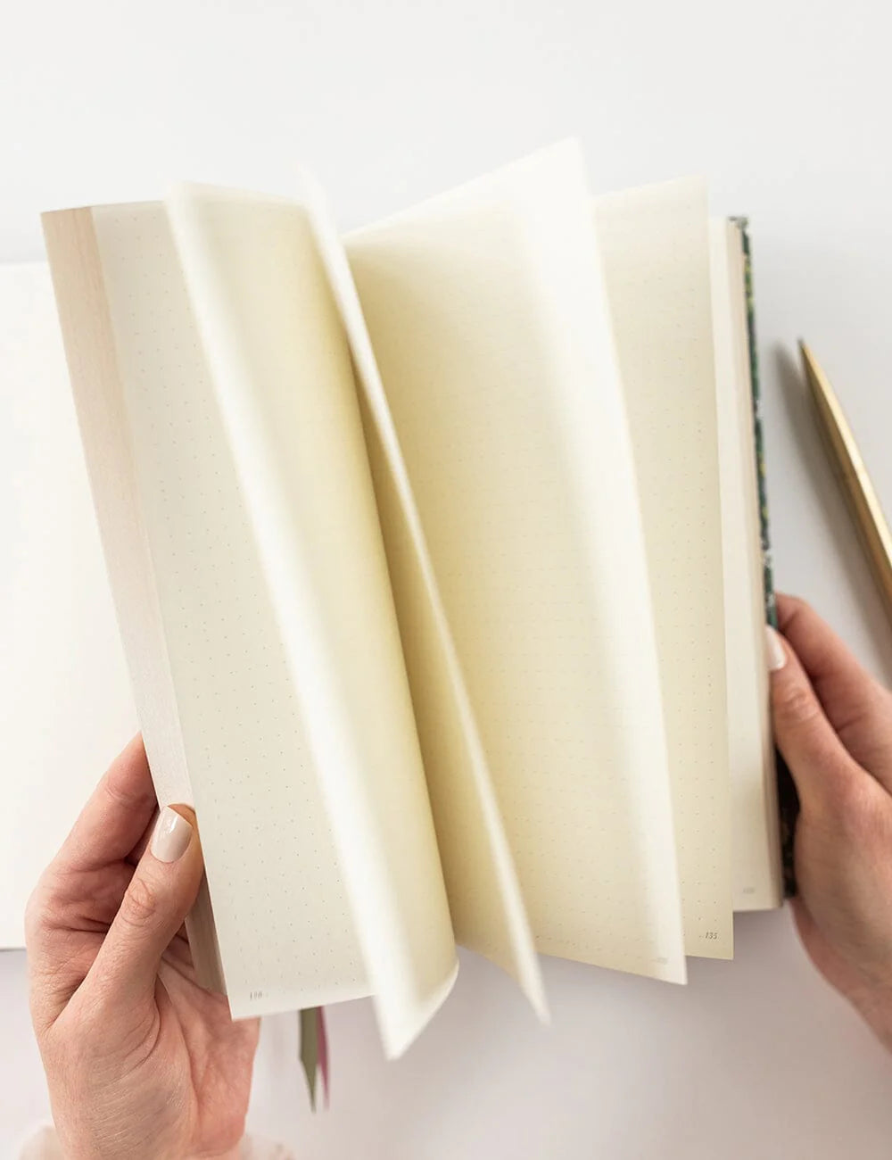 Linen Bound Journal - Summer Perennials (Bullet Journal) | Bespoke Letterpress