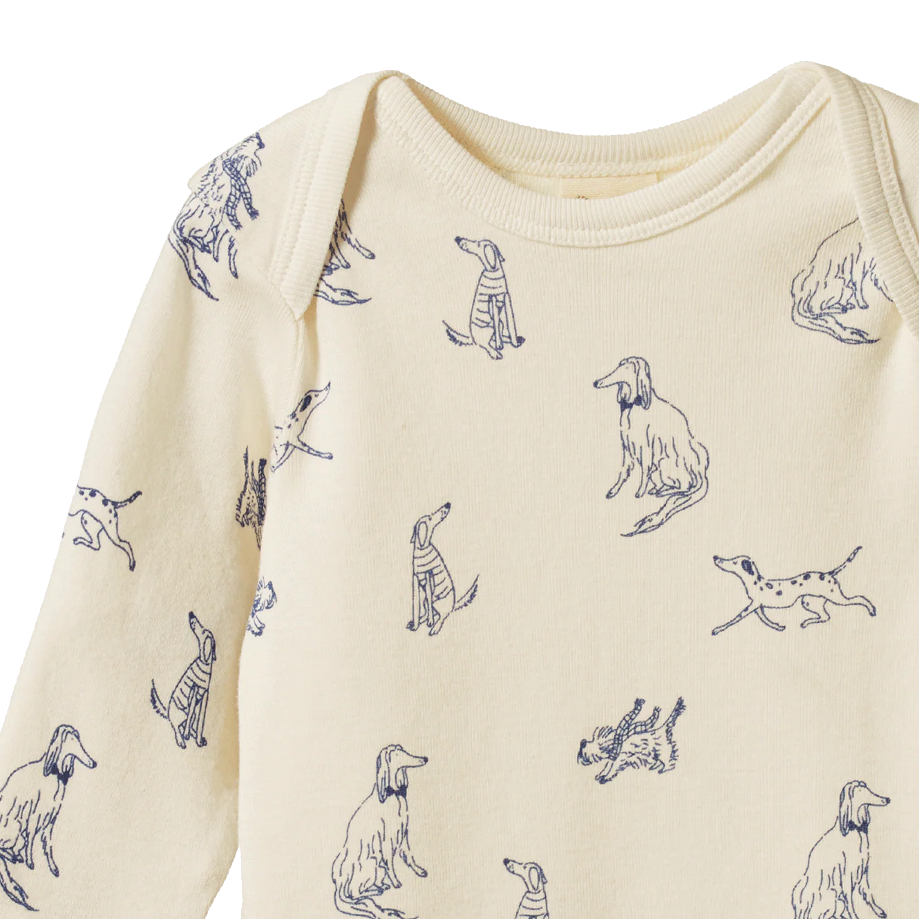 LONG SLEEVE BODYSUIT - Best Friend Print | Nature Baby