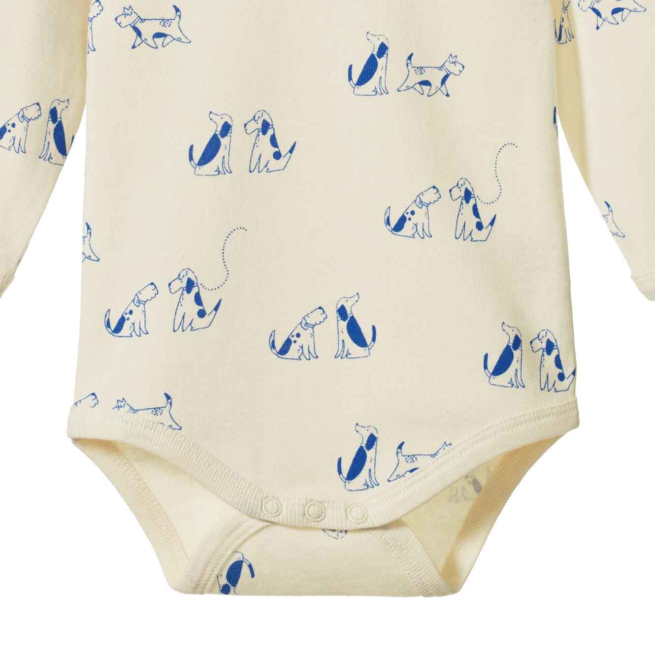 LONG SLEEVE BODYSUIT - Dog Walk Print | Nature Baby