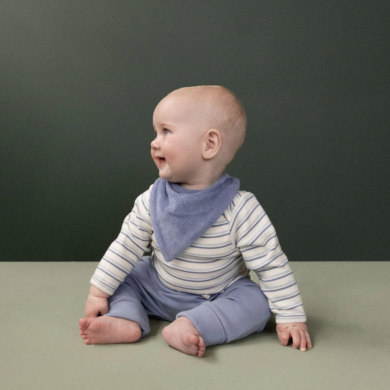 LONG SLEEVE BODYSUIT - Horizon Stripe | Nature Baby