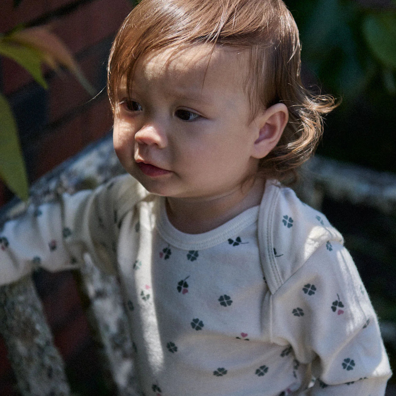 LONG SLEEVE BODYSUIT - Lucky Print | Nature Baby