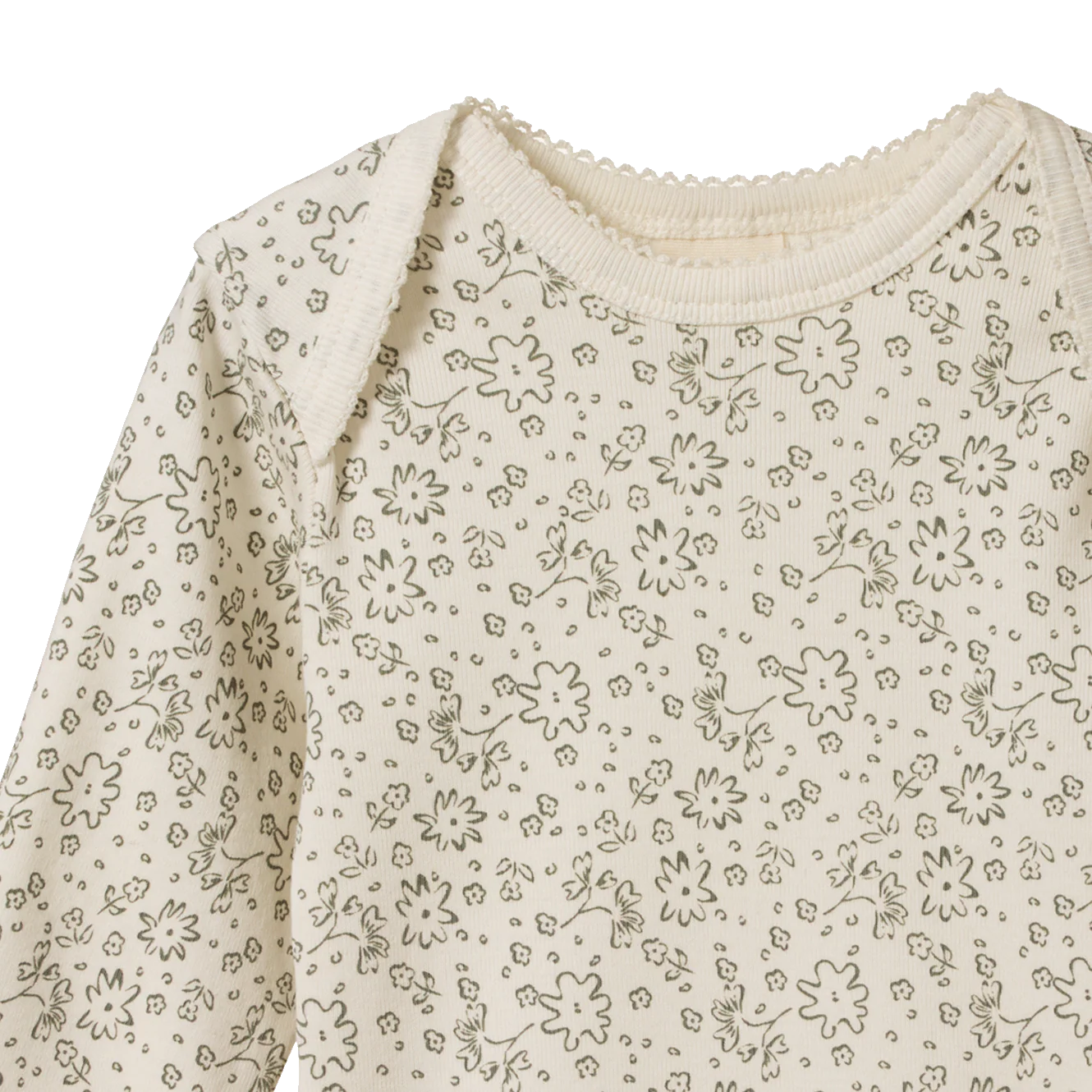 LONG SLEEVE BODYSUIT - Petite Bloomsbury Print | Nature Baby