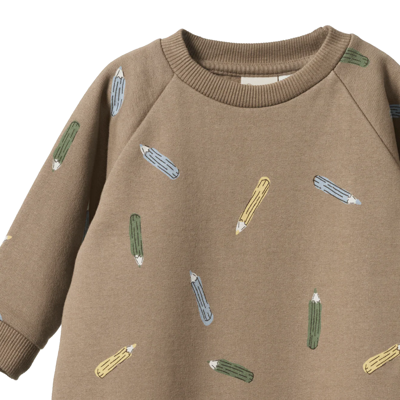 LONG SLEEVE JUNO ROMPER - Pencil Print | Nature Baby