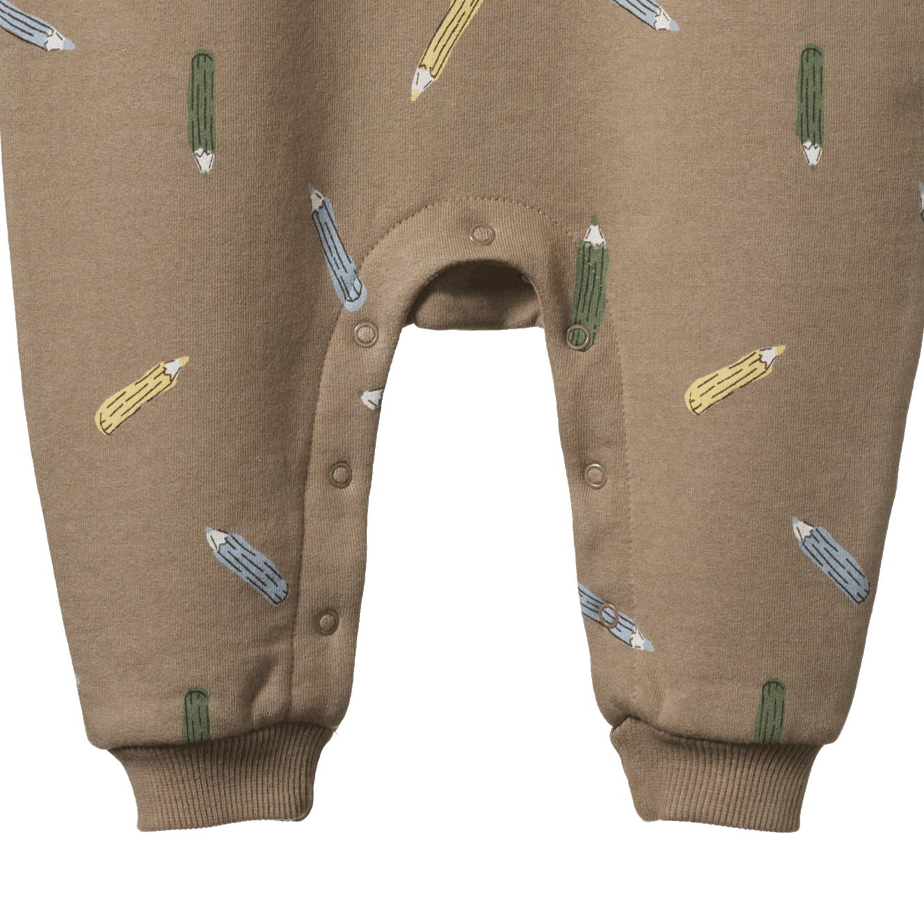 LONG SLEEVE JUNO ROMPER - Pencil Print | Nature Baby