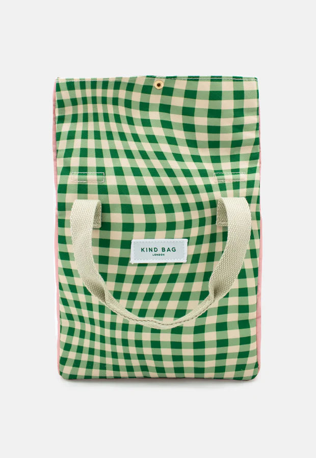 Lunch Bag - Distorted Gingham | Kind Bag